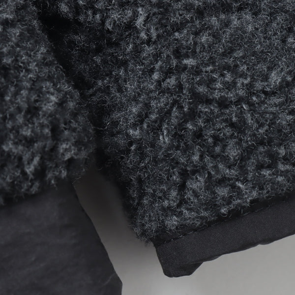 Wool 100% Fleece Nylon Reverse Blouson