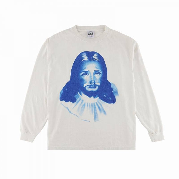 B&R-LS TEE/CLOWN./WHITE