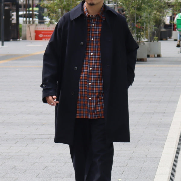 SHIRT COAT WOOL VINTAGE GABARDINE