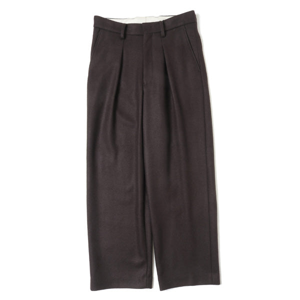通販] URU (ウル) WOOL PONCH - 1 TUCK PANTS 商品ページ – fazeone
