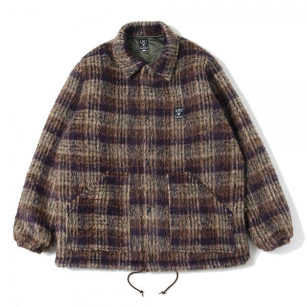 Coach Jacket -A/PE/W/AP Shaggy Plaid