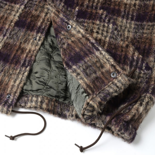 Coach Jacket -A/PE/W/AP Shaggy Plaid