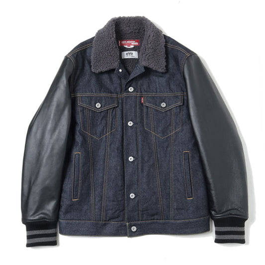 綿デニム×牛革 Levi's Wネーム J918