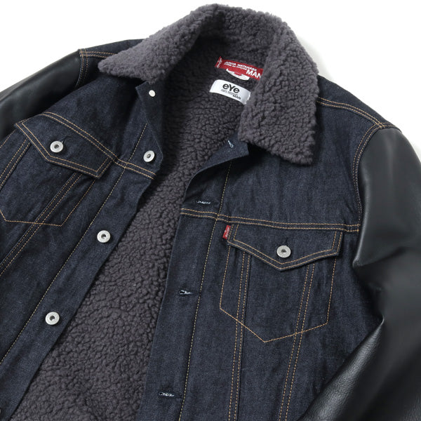 綿デニム×牛革 Levi's Wネーム J918