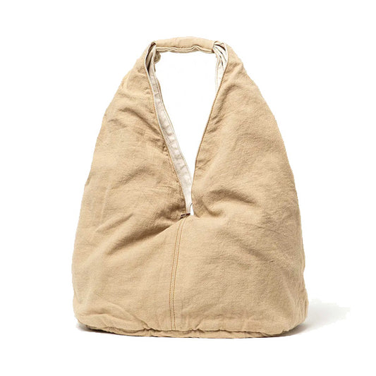 ARTISAN SHOULDER BAG LINEN COTTON TWILL HAND DYED