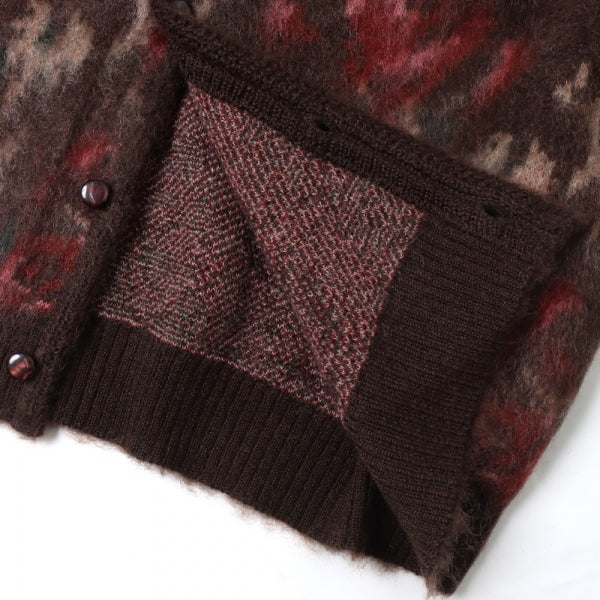 Mohair Cardigan - Rose