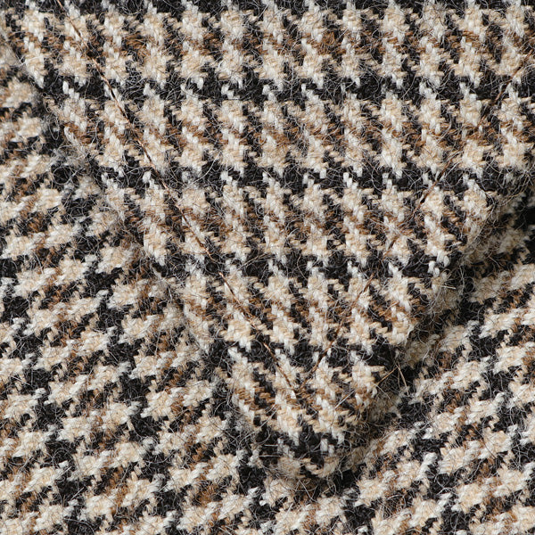 Natural Color Alpaca Tweed Hunter Jacket (T20C-02BL01C) | Text
