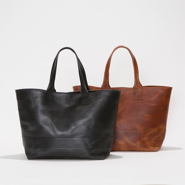 Oiled Leather Tote Bag