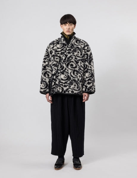 Sasquatchfabrix 21aw JACQUARD BOA FLEECE