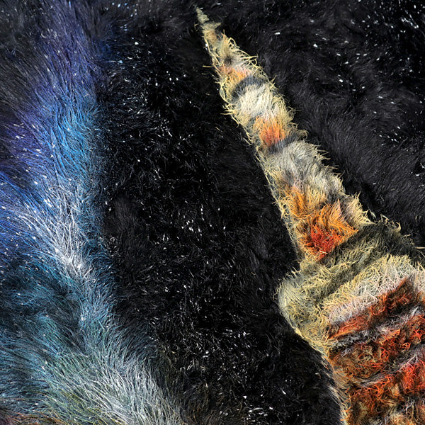 HAND-PAINTED FUR JACKET