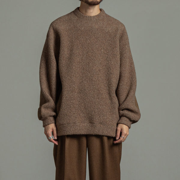 CREW NECK WOOL SHEEP PILE