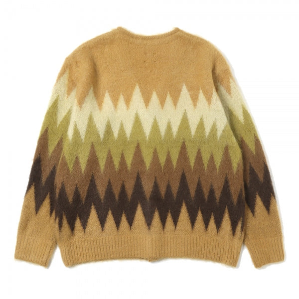 Mohair Cardigan - Zigzag