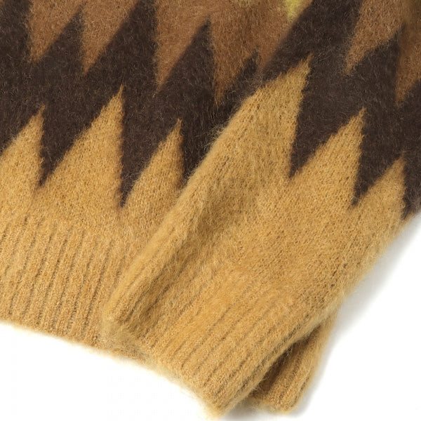 Mohair Cardigan - Zigzag