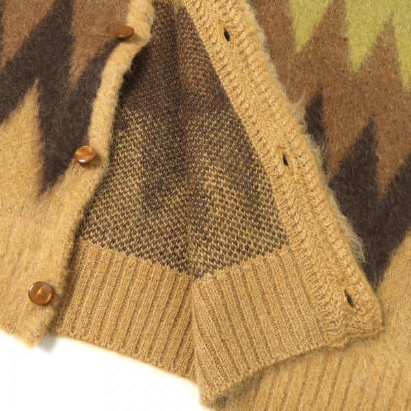 Mohair Cardigan - Zigzag