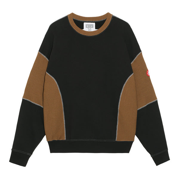 WIDE RIB CUT CREW NECK