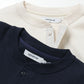 DWL HENLEY NECK L/S TEE COTTON HEAVYWEIGHT THERMAL