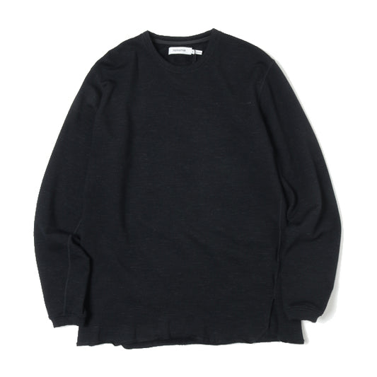 DWELLER L/S TEE W/N/P HEAVY JERSEY Mt.Breath Wool