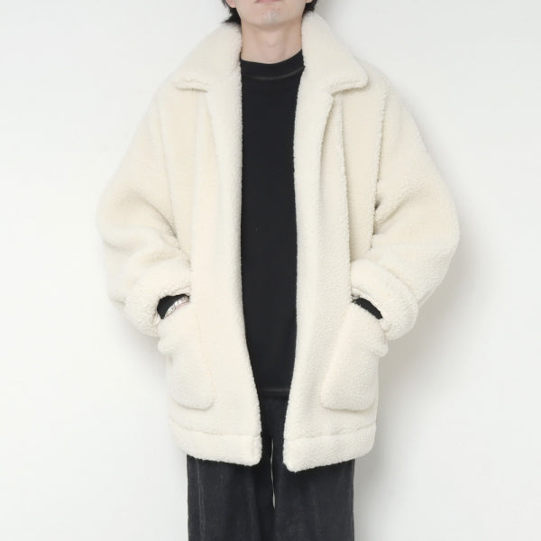 PHOTO STITCH EMBROIDERY FUR JACKET