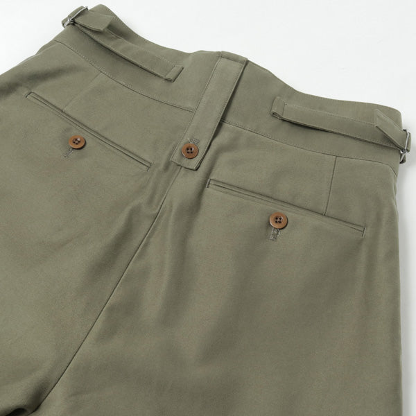 Cotton / Cashmere Moleskin Beltless