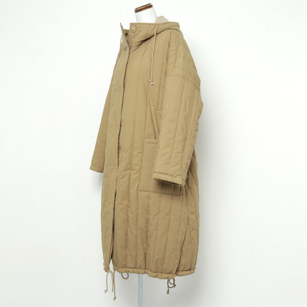 ORGANIC COTTON STRIPE QUILT MODS COAT