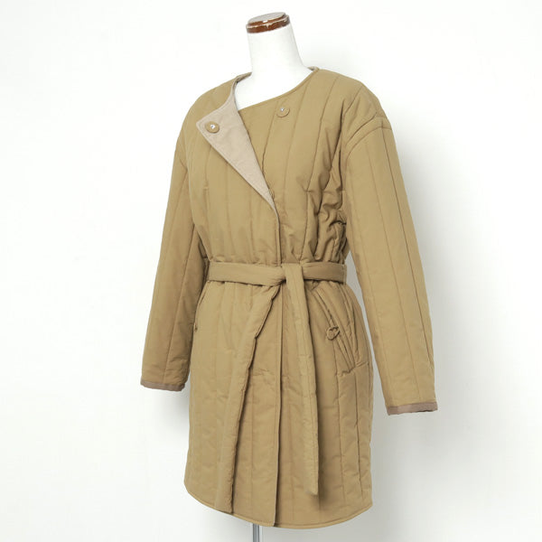 ORGANIC COTTON STRIPE QUILT COAT