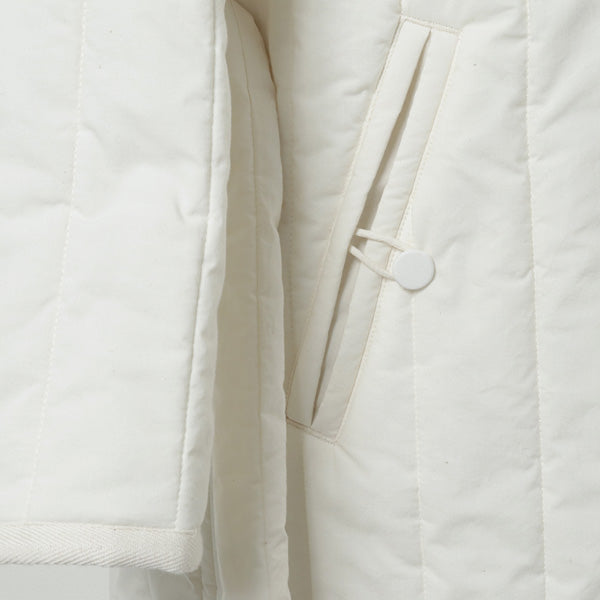 ORGANIC COTTON STRIPE QUILT COAT