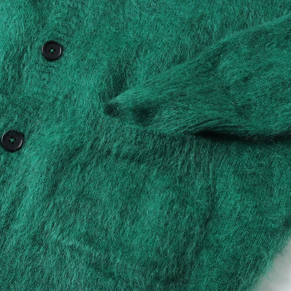 Brushed Wool Mohair Cardigan