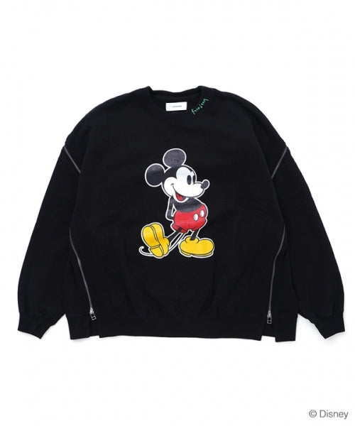 MICKEY ZIPPER CREWNECK