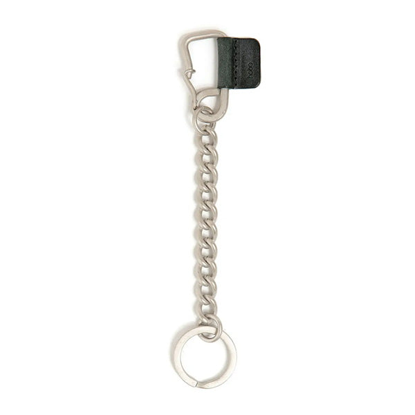 CARABINER CHAIN KEY RING BRASS