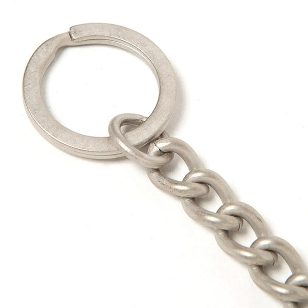 CARABINER CHAIN KEY RING BRASS