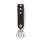 STUDDED KEY RING COW SUEDE
