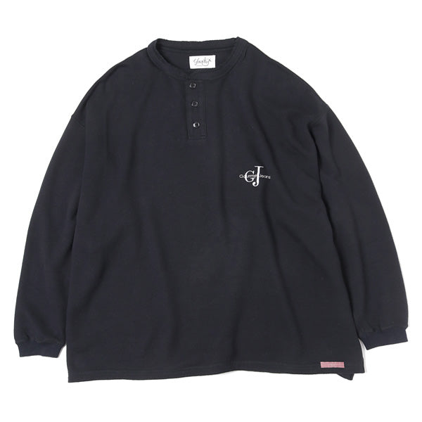 HENLEY NECK SWEAT