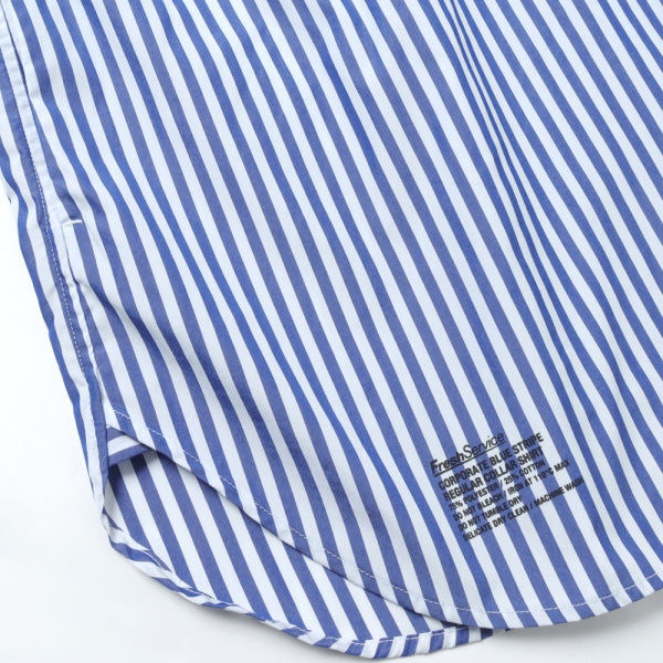 CORPORATE BLUE STRIPE REGULAR COLLAR SHIRT