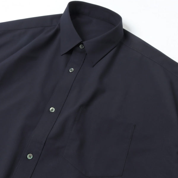 WOOLY CLOTH REGULAR COLLAR SHIRT