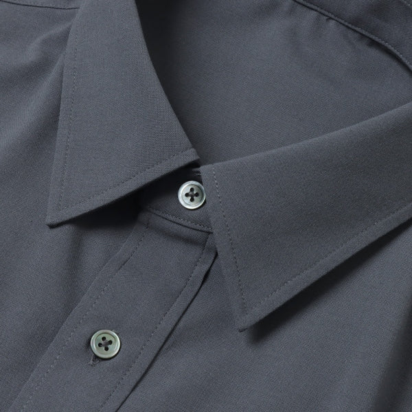 WOOLY CLOTH REGULAR COLLAR SHIRT