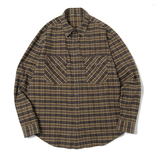 SILK COTTON BRUSHED FLANNEL SHIRTS