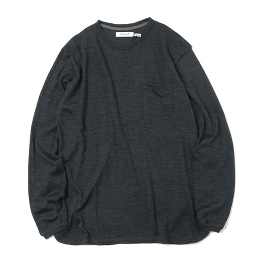 DWELLER L/S TEE WOOL JERSEY Mt.Breath Wool