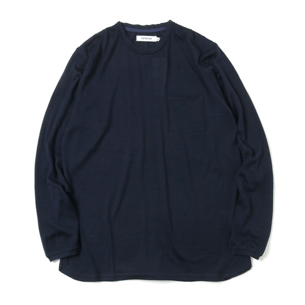 DWELLER L/S TEE WOOL T/C JERSEY (NN-C4206) | nonnative