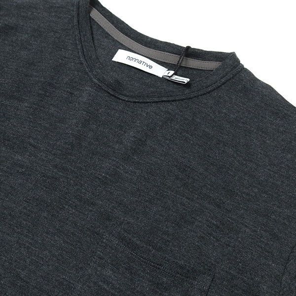 DWELLER L/S TEE WOOL JERSEY Mt.Breath Wool