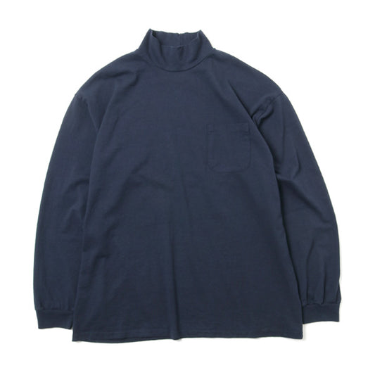 HEAVY WEIGHT L/S MOCK NECK T-SHIRT