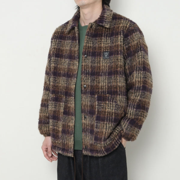 Coach Jacket -A/PE/W/AP Shaggy Plaid