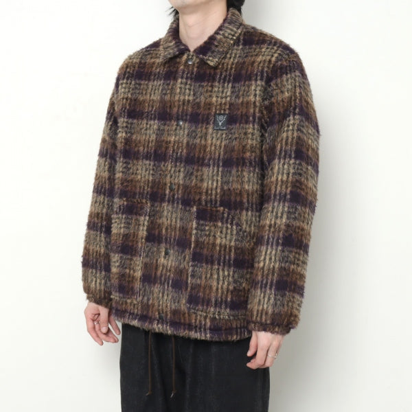 Coach Jacket -A/PE/W/AP Shaggy Plaid