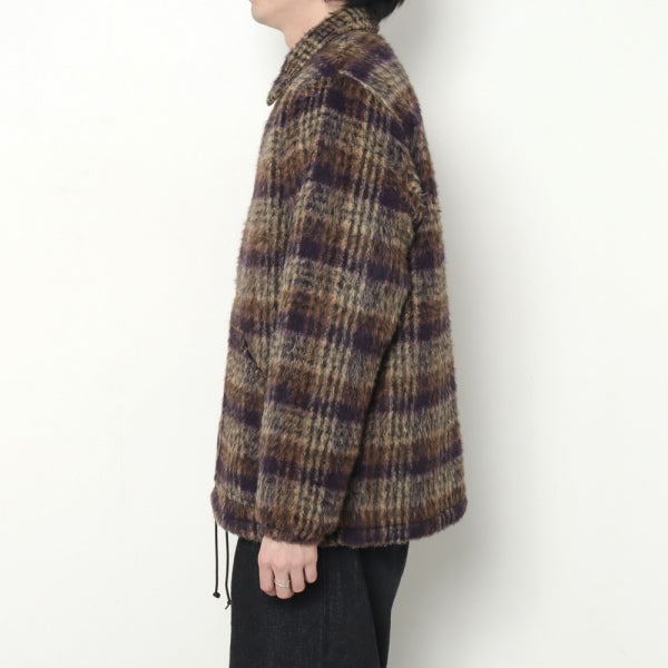 Coach Jacket -A/PE/W/AP Shaggy Plaid