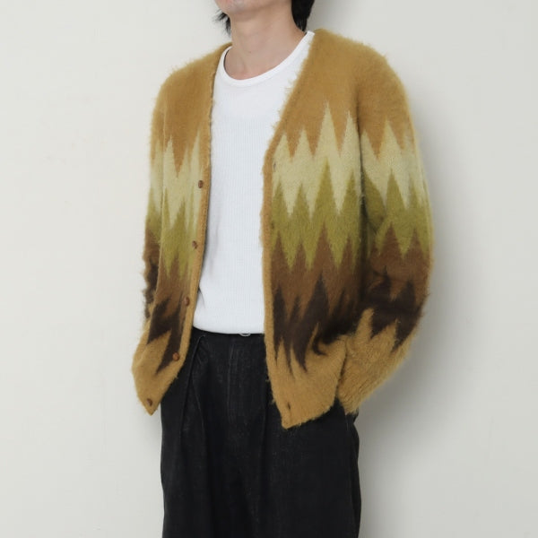 Mohair Cardigan - Zigzag