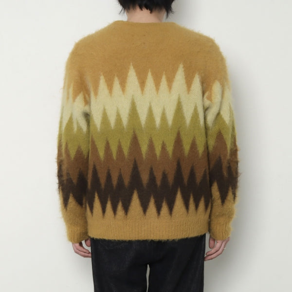Mohair Cardigan - Zigzag