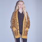 Kid Mohair Leopard Knit Long Cardigan