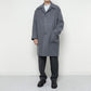 DOUBLE CLOTH LIGHT MELTON SOUTIEN COLLAR COAT