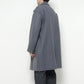 DOUBLE CLOTH LIGHT MELTON SOUTIEN COLLAR COAT