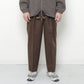 CLASSIC FIT TROUSERS BLACK WOOL JAPAN FLANNEL