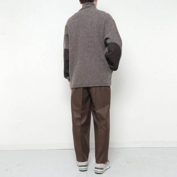 CLASSIC FIT TROUSERS BLACK WOOL JAPAN FLANNEL